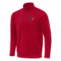 Houston Texans Antigua Generation Quarter-Zip Pullover Top Red - NFL