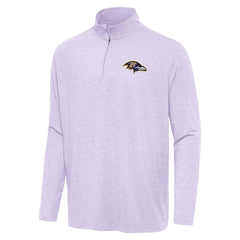 Baltimore Ravens Antigua Hunk Quarter-Zip Jacket Lavender - NFL
