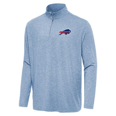 Buffalo Bills Antigua Hunk Quarter-Zip Jacket Heather Royal - NFL