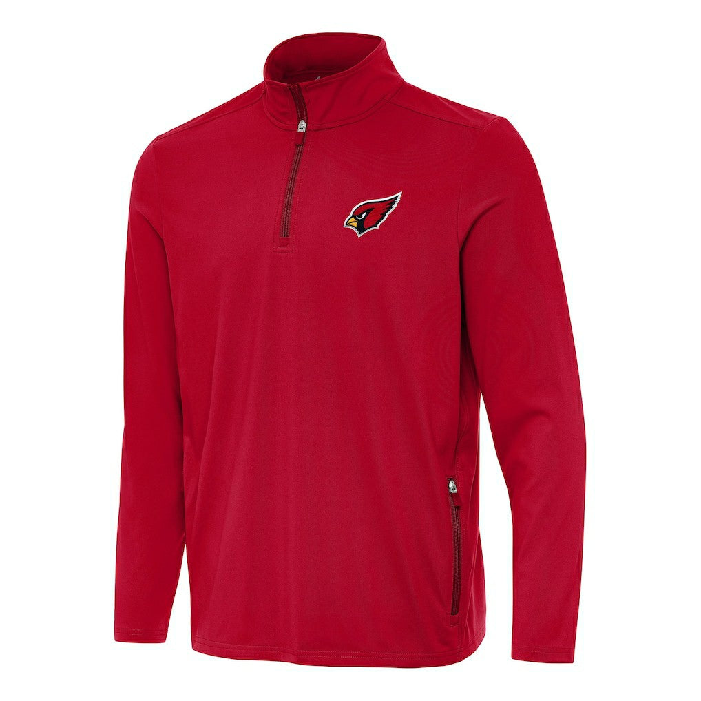 Arizona Cardinals Antigua Perilous Quarter-Zip Pullover Top Cardinal - NFL