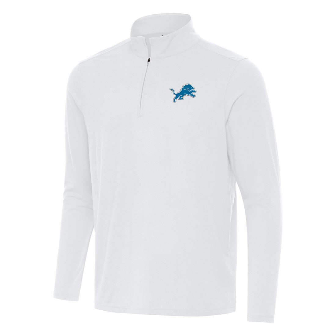 Detroit Lions Antigua Intent Quarter-Zip Pullover Top White - NFL