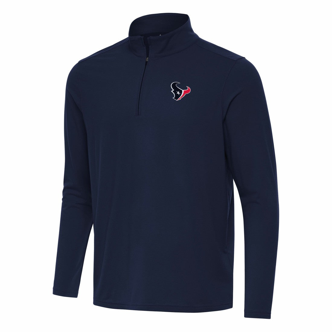 Houston Texans Antigua Intent Quarter-Zip Pullover Top Navy - NFL