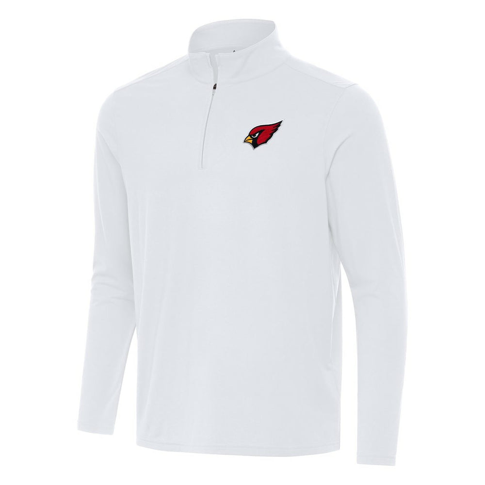 Arizona Cardinals Antigua Intent Quarter-Zip Pullover Top White - NFL
