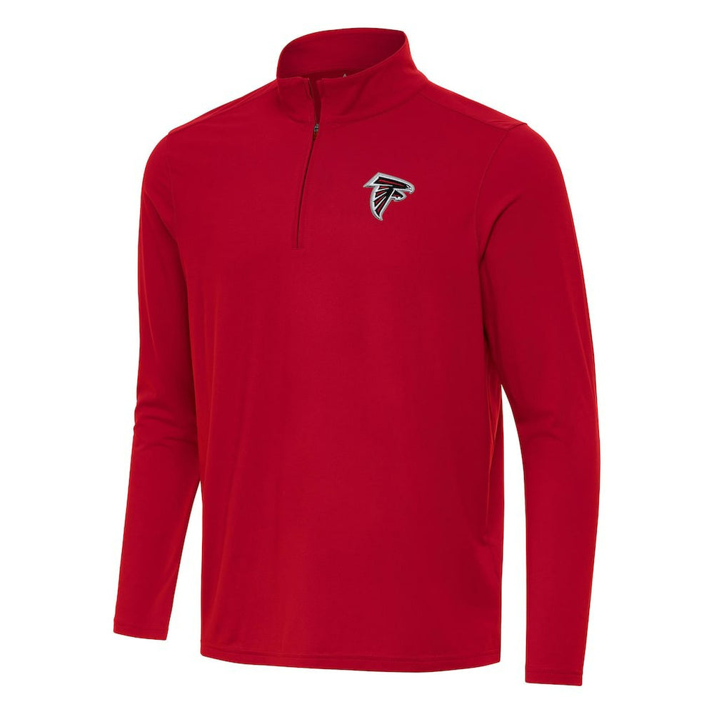 Atlanta Falcons Antigua Intent Quarter-Zip Pullover Top Red - NFL