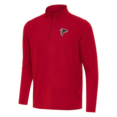 Atlanta Falcons Antigua Intent Quarter-Zip Pullover Top Red - NFL