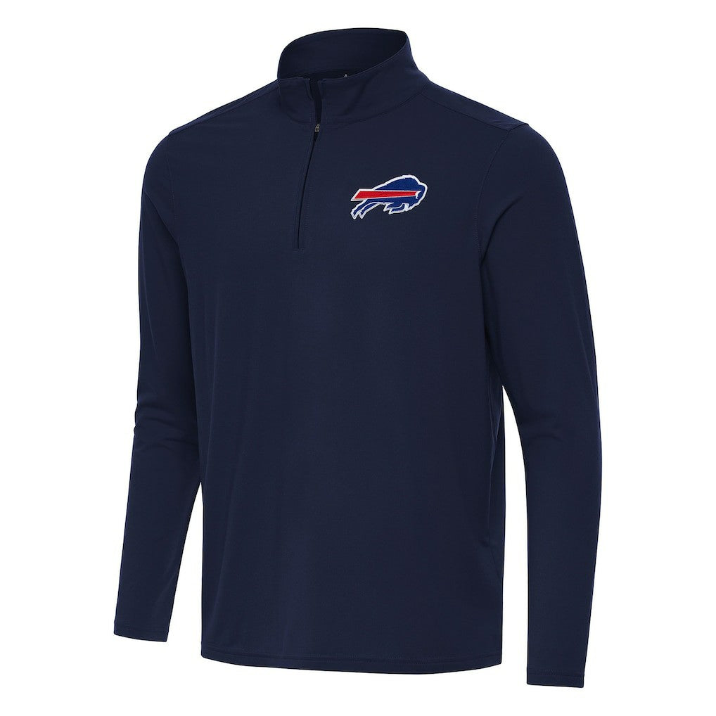 Buffalo Bills Antigua Intent Quarter-Zip Pullover Top Navy - NFL