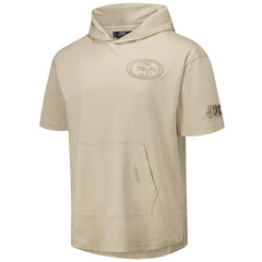 San Francisco 49ers Pro Standard Neutrals Capsule Short Sleeve Pullover Hoodie Tan - NFL
