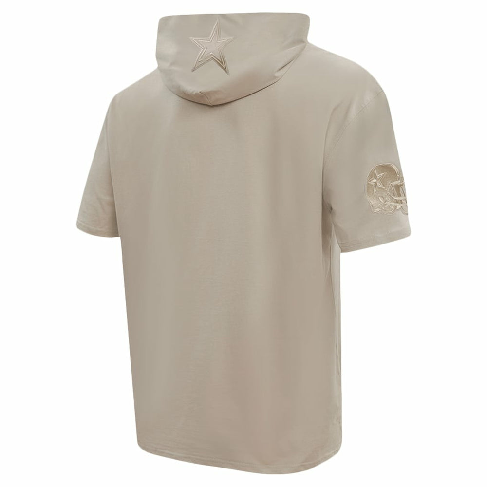 Dallas Cowboys Pro Standard Neutrals Capsule Short Sleeve Pullover Hoodie Tan - NFL