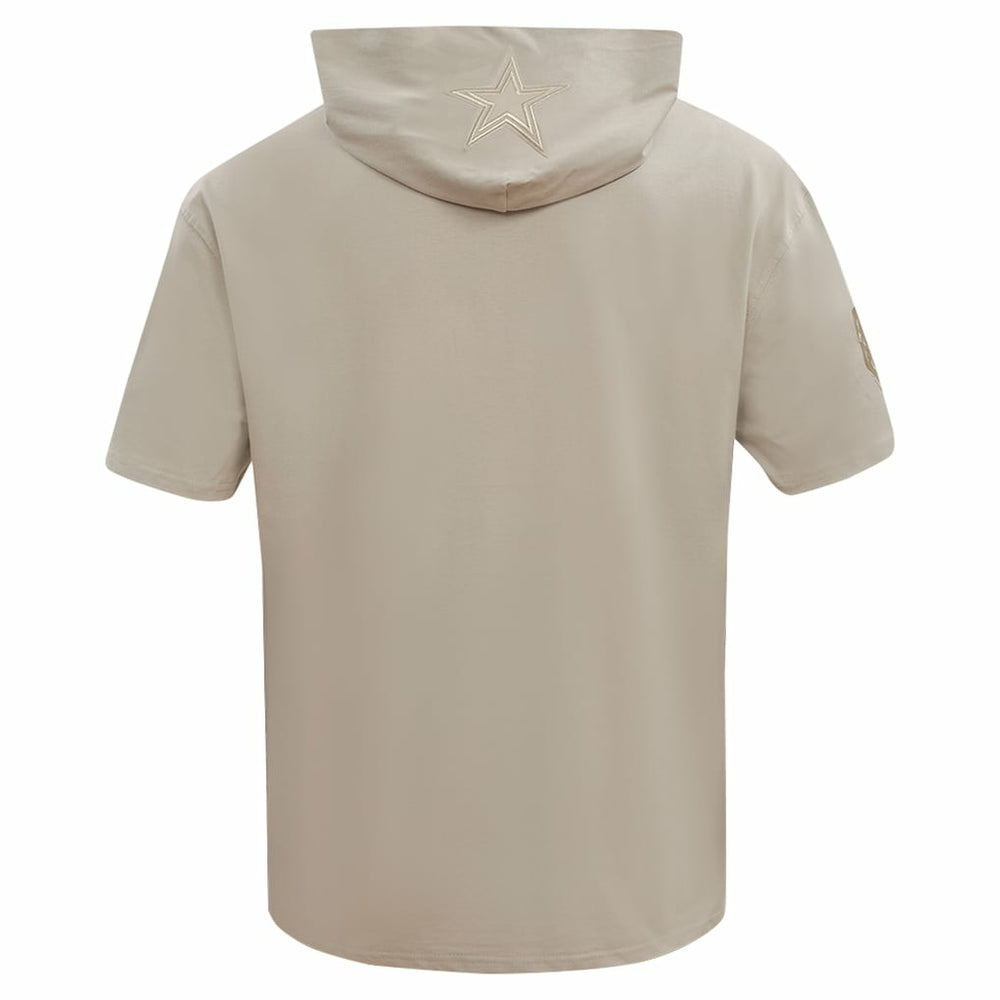 Dallas Cowboys Pro Standard Neutrals Capsule Short Sleeve Pullover Hoodie Tan - NFL