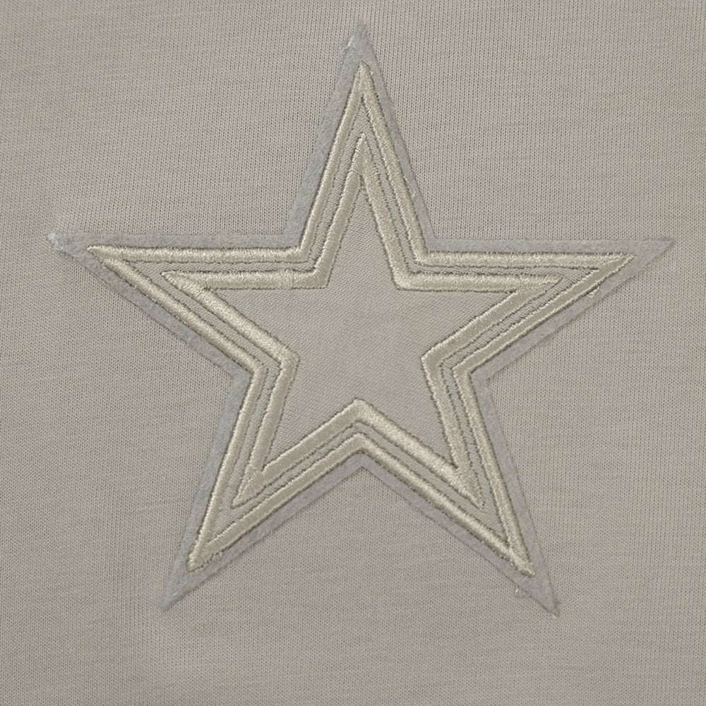 Dallas Cowboys Pro Standard Neutrals Capsule Short Sleeve Pullover Hoodie Tan - NFL