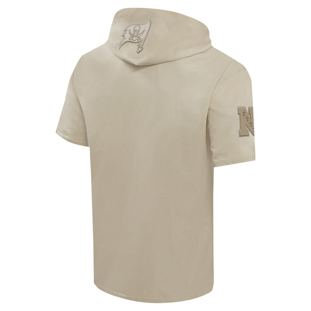 Tampa Bay Buccaneers Pro Standard Neutrals Capsule Short Sleeve Pullover Hoodie Tan - NFL