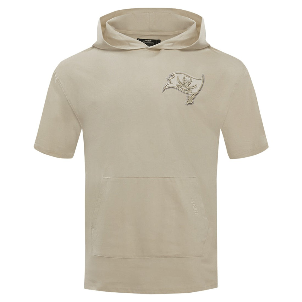 Tampa Bay Buccaneers Pro Standard Neutrals Capsule Short Sleeve Pullover Hoodie Tan - NFL