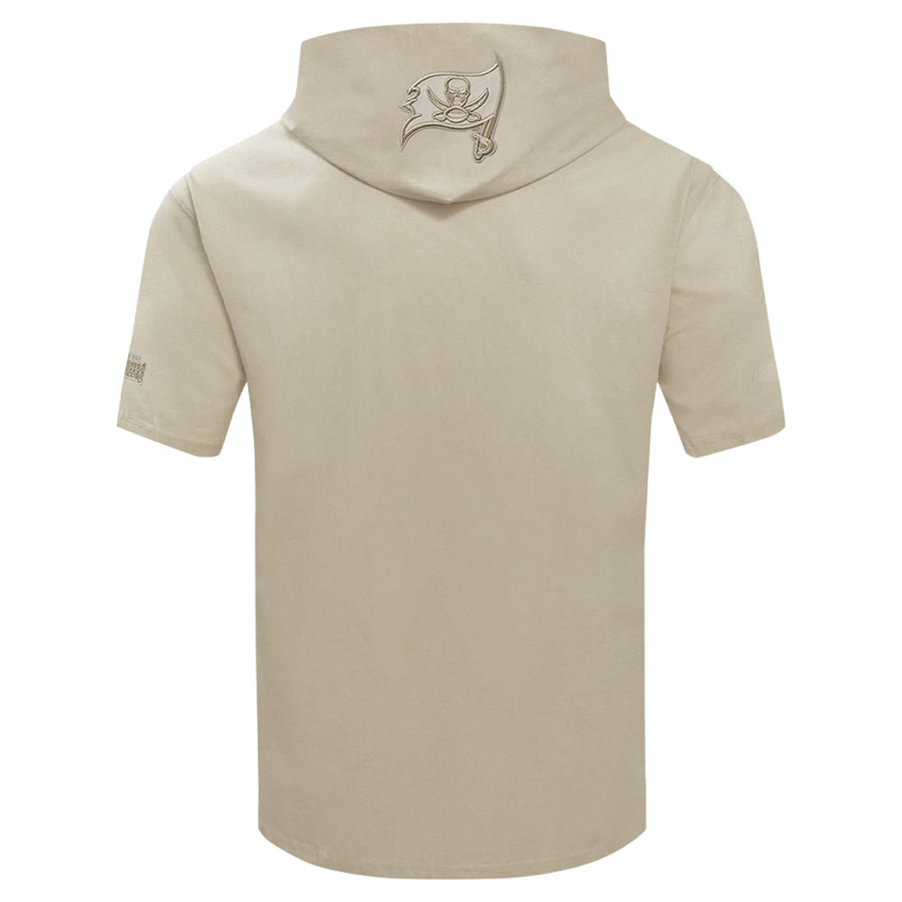 Tampa Bay Buccaneers Pro Standard Neutrals Capsule Short Sleeve Pullover Hoodie Tan - NFL