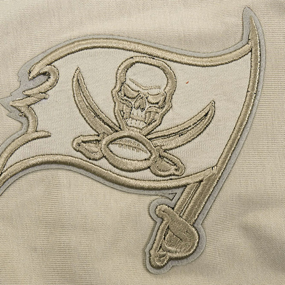 Tampa Bay Buccaneers Pro Standard Neutrals Capsule Short Sleeve Pullover Hoodie Tan - NFL