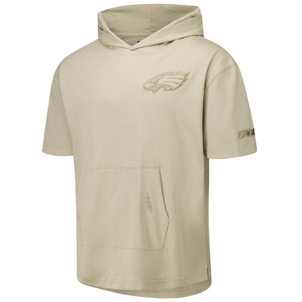 Philadelphia Eagles Pro Standard Neutrals Capsule Short Sleeve Pullover Hoodie Tan - NFL