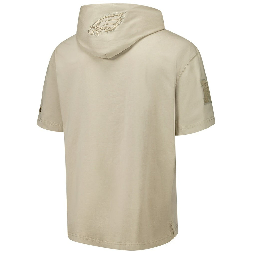 Philadelphia Eagles Pro Standard Neutrals Capsule Short Sleeve Pullover Hoodie Tan - NFL