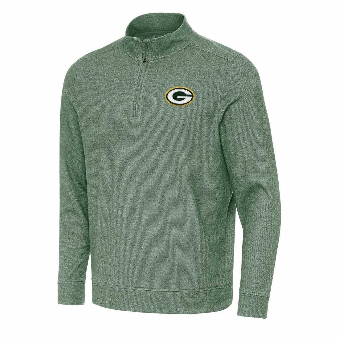 Green Bay Packers Antigua Subtle Quarter-Zip Top Hunter Green - NFL