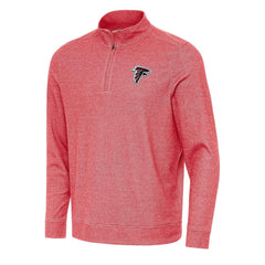 Atlanta Falcons Antigua Subtle Quarter-Zip Top Heather Red - NFL