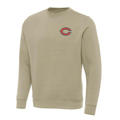 Chicago Bears Antigua Victory Pullover Sweatshirt Khaki - NFL