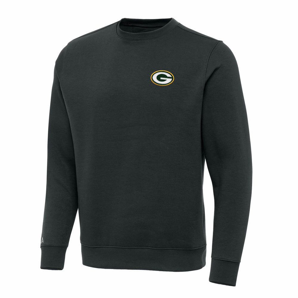 Green Bay Packers Antigua Victory Pullover Sweatshirt Charcoal - NFL