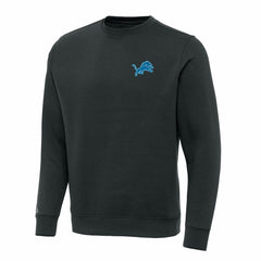 Detroit Lions Antigua Victory Pullover Sweatshirt Charcoal - NFL