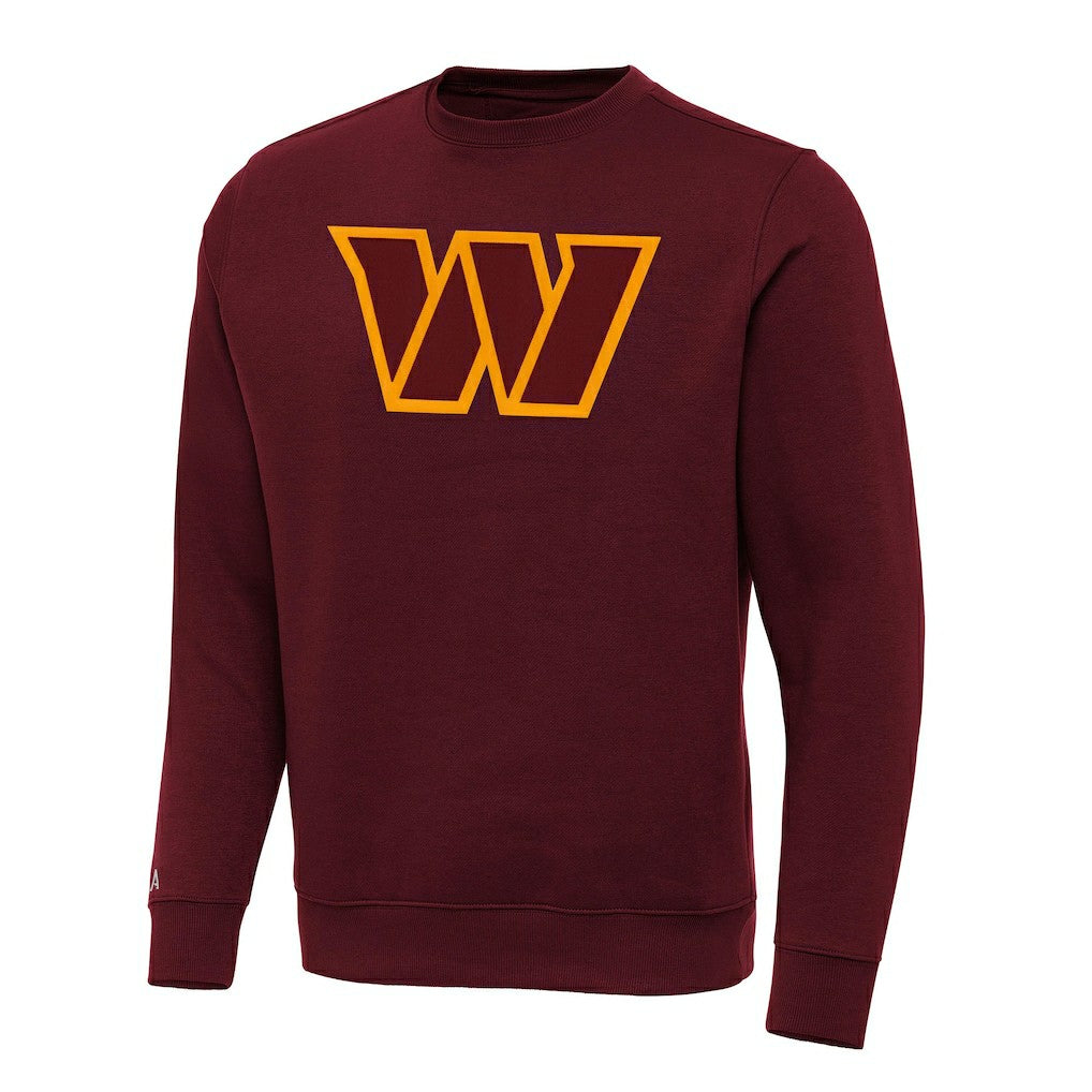 Washington Commanders Antigua Victory Pullover Sweatshirt Khaki - NFL