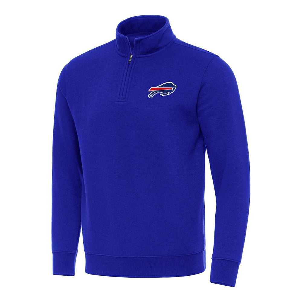 Buffalo Bills Antigua Victory Quarter-Zip Pullover Top Royal - NFL
