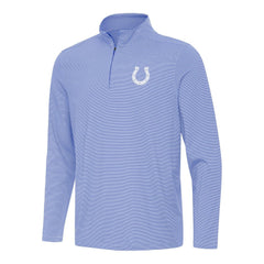 Indianapolis Colts Antigua Twine Quarter-Zip Jacket Royal/White - NFL