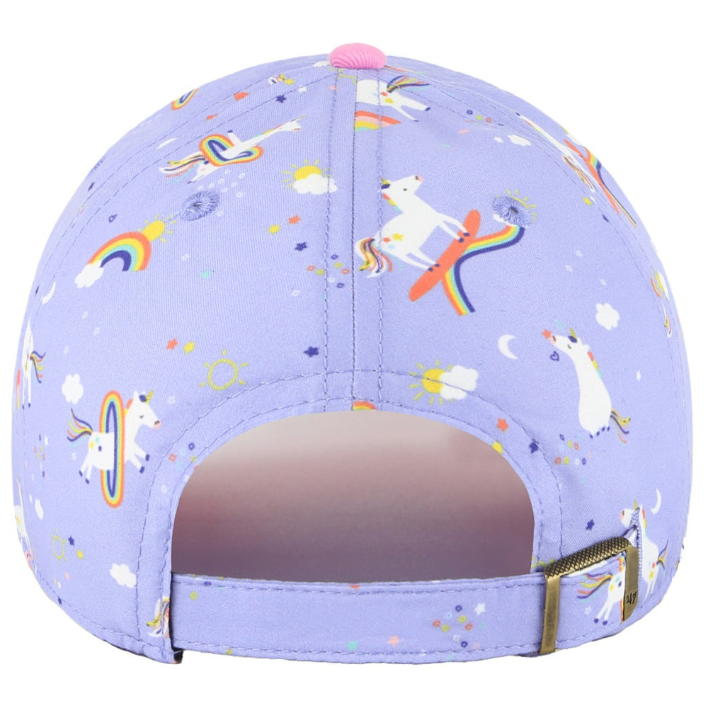Houston Texans '47 Girls Preschool Unicorn Clean Up Adjustable Hat Lavender - 47 brand