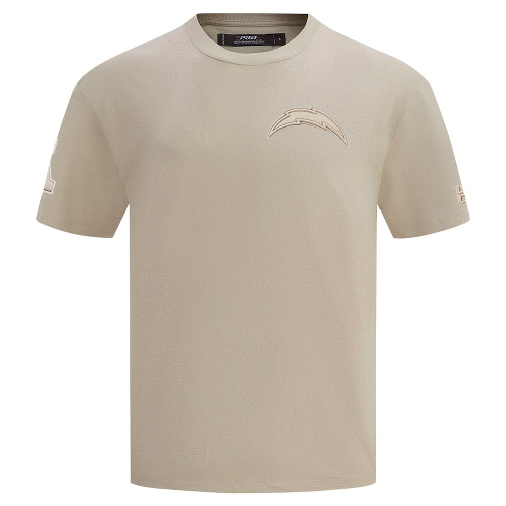Los Angeles Chargers Pro Standard Drop Shoulder T-Shirt Tan - NFL
