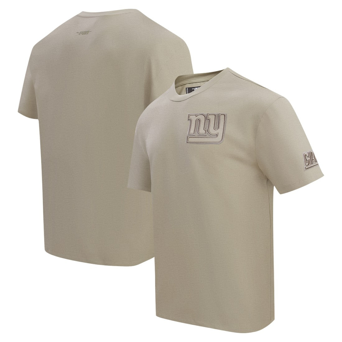 New York Giants Pro Standard Drop Shoulder T-Shirt Tan - NFL