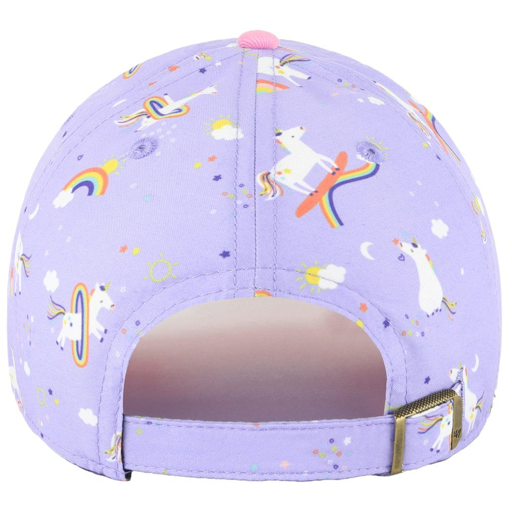 Los Angeles Rams '47 Girls Preschool Unicorn Clean Up Adjustable Hat Lavender - 47 brand
