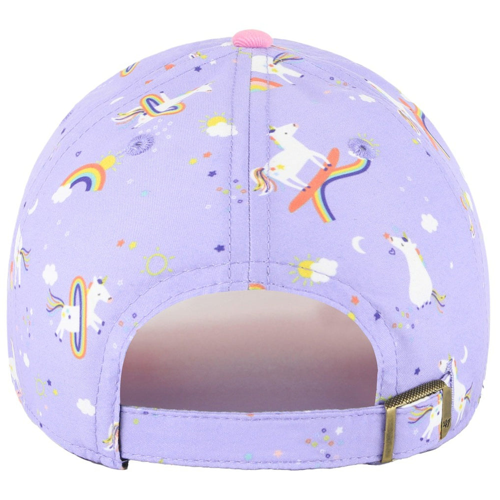 Los Angeles Rams '47 Girls Preschool Unicorn Clean Up Adjustable Hat Lavender - 47 brand