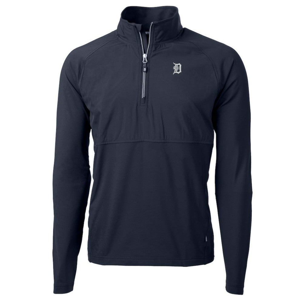Detroit Tigers Cutter & Buck Adapt Eco Hybrid Raglan DryTec Quarter-Zip Jacket Online