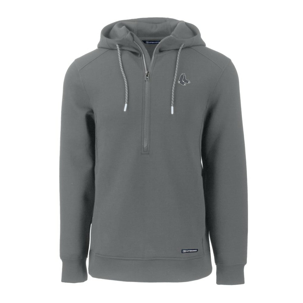 Boston Red Sox Cutter & Buck Roam Eco Recycled Half-Zip Pullover Hoodie discount
