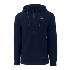 Boston Red Sox Cutter & Buck Roam Eco Recycled Half-Zip Pullover Hoodie for sale