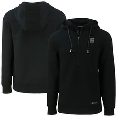 Kansas City Royals Cutter & Buck Roam Eco Recycled Half-Zip Pullover Hoodie Lifestyle