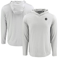 Chicago Cubs Cutter & Buck Coastline Epic Comfort Eco Recycled Long Sleeve Hoodie T-Shirt discount