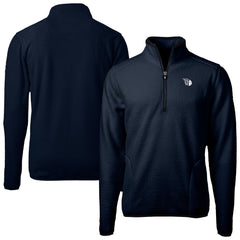 Cleveland Guardians Cutter & Buck Cascade Eco Fleece Quarter-Zip Jacket On Sale