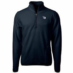 Cleveland Guardians Cutter & Buck Cascade Eco Fleece Quarter-Zip Jacket On Sale