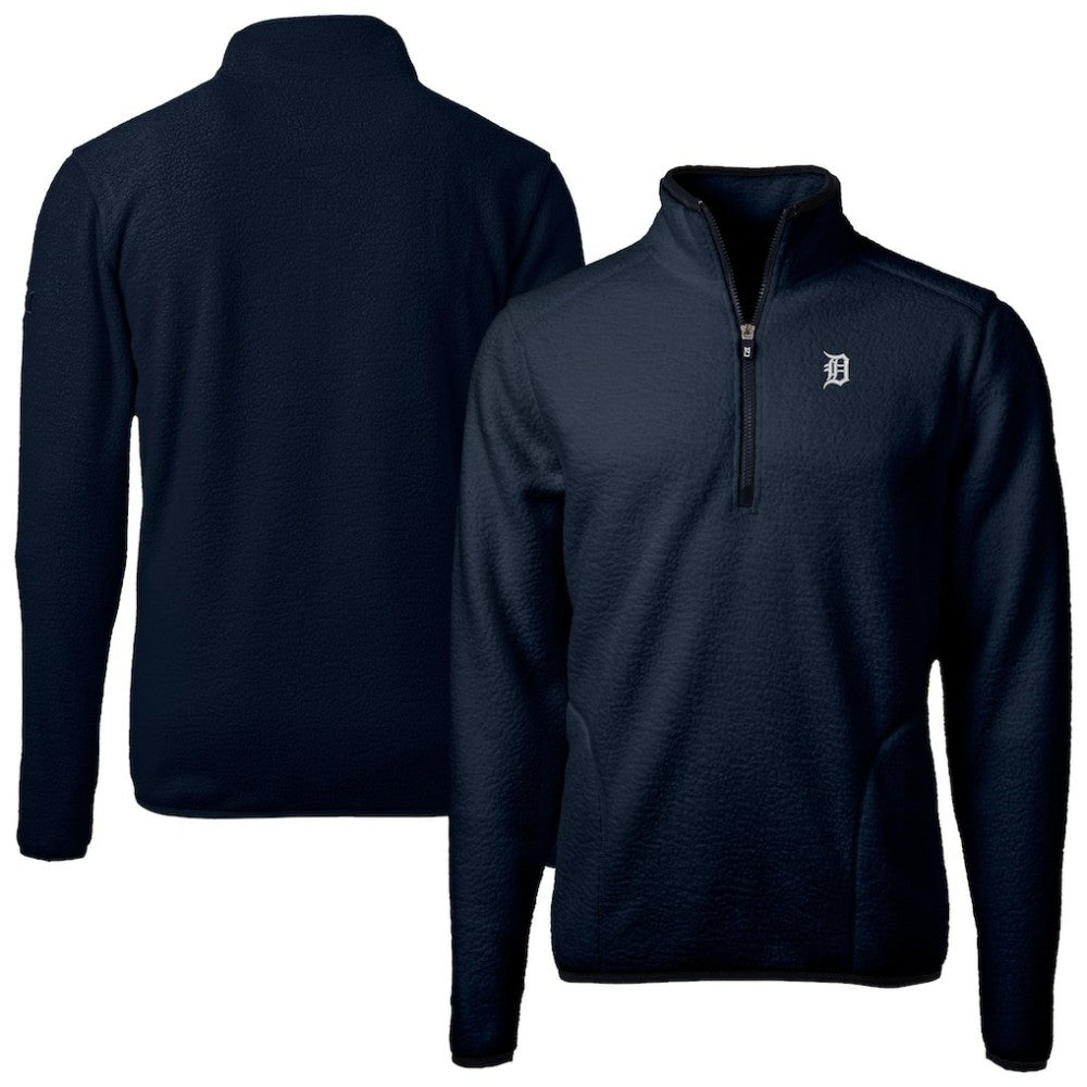Detroit Tigers Cutter & Buck Cascade Eco Fleece Quarter-Zip Jacket discount