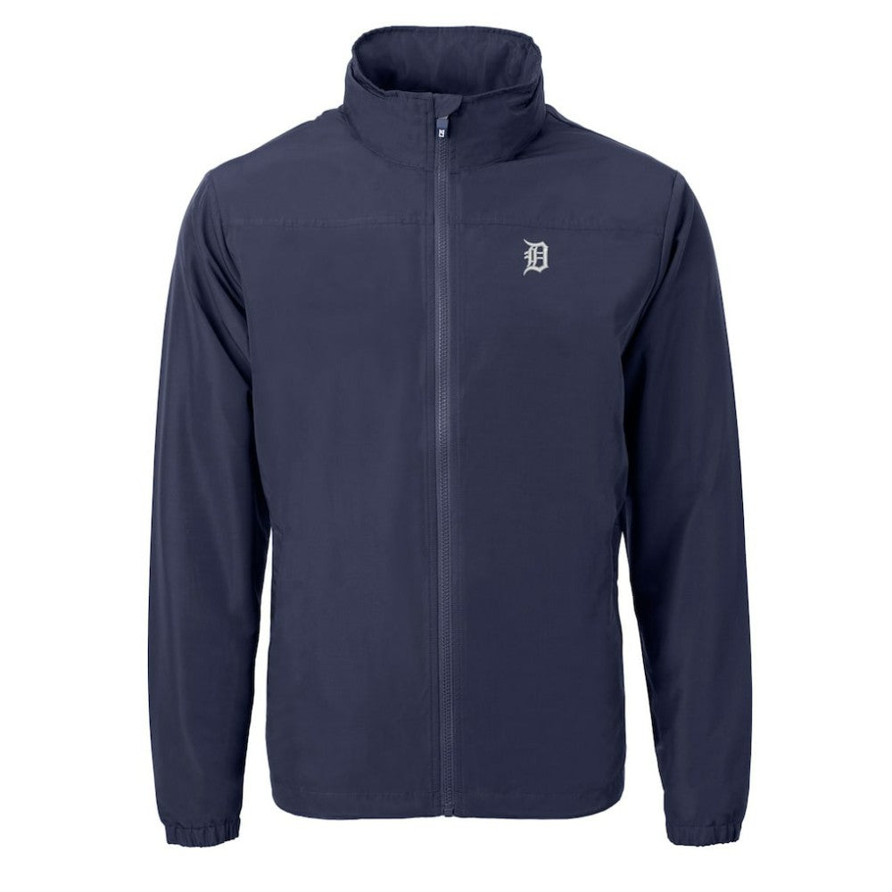 Detroit Tigers Cutter & Buck Charter Eco Recycled Full-Zip Hoodie Jacket On Sale