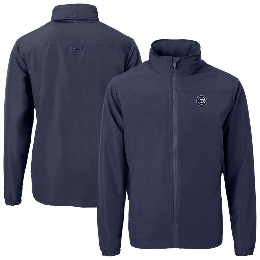 Chicago Cubs Cutter & Buck Charter Eco Recycled Full-Zip Hoodie Jacket for sale