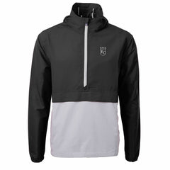 Kansas City Royals Cutter & Buck Charter Eco Recycled Anorak Half-Zip Hoodie Jacket Lifestyle