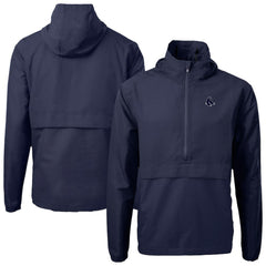 Boston Red Sox Cutter & Buck Charter Eco Recycled Anorak Half-Zip Hoodie Jacket Clearance