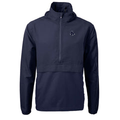 Boston Red Sox Cutter & Buck Charter Eco Recycled Anorak Half-Zip Hoodie Jacket Clearance