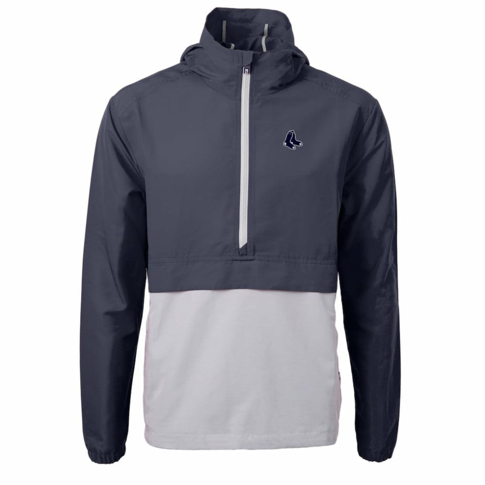Boston Red Sox Cutter & Buck Charter Eco Recycled Anorak Half-Zip Hoodie Jacket Online