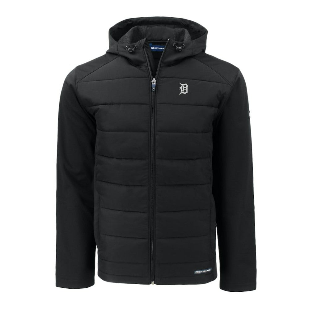 Detroit Tigers Cutter & Buck Evoke Hybrid Eco Softshell Recycled Full-Zip Jacket Near Me
