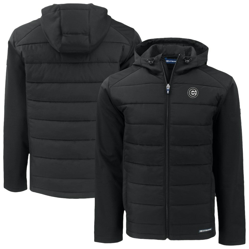 Chicago Cubs Cutter & Buck Evoke Hybrid Eco Softshell Recycled Full-Zip Jacket Online