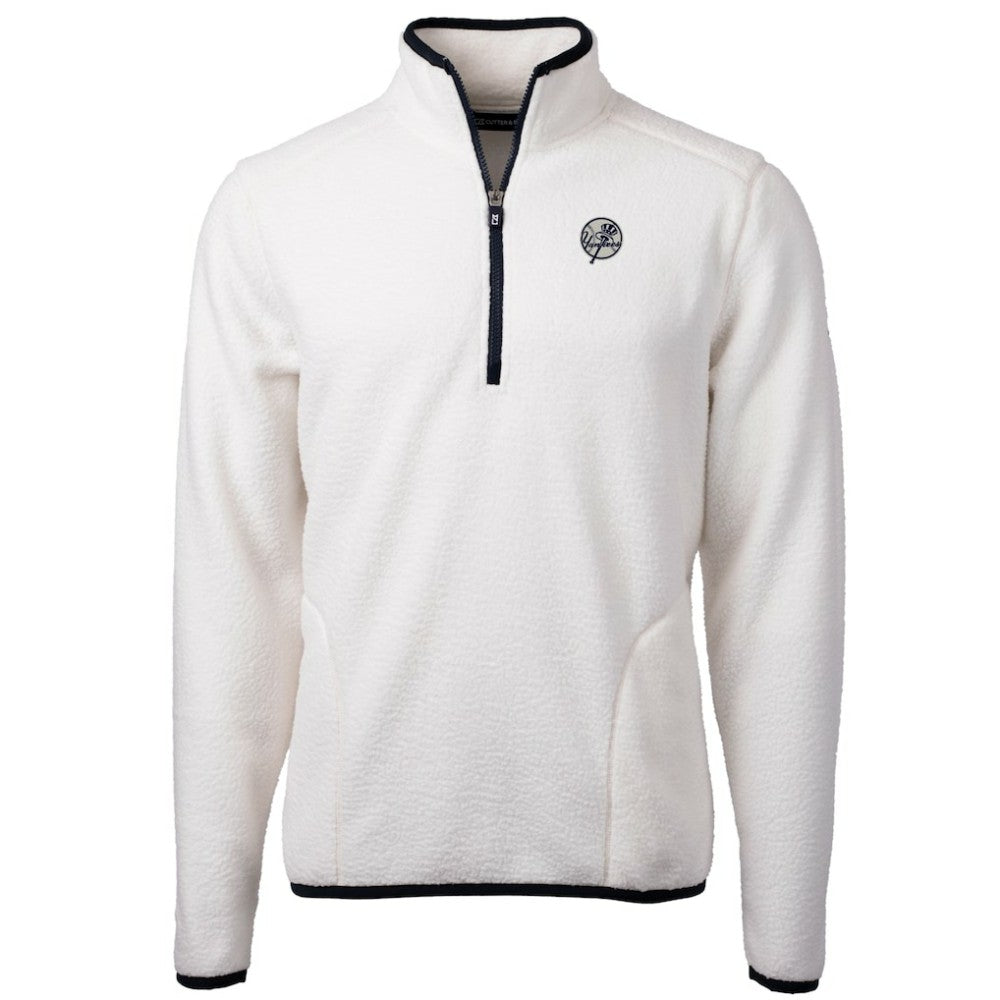 New York Yankees Cutter & Buck Cascade Eco Fleece Quarter-Zip Jacket Near Me